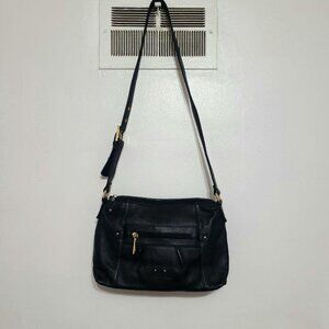 Stone & Co. Black Leather Shoulder Bag